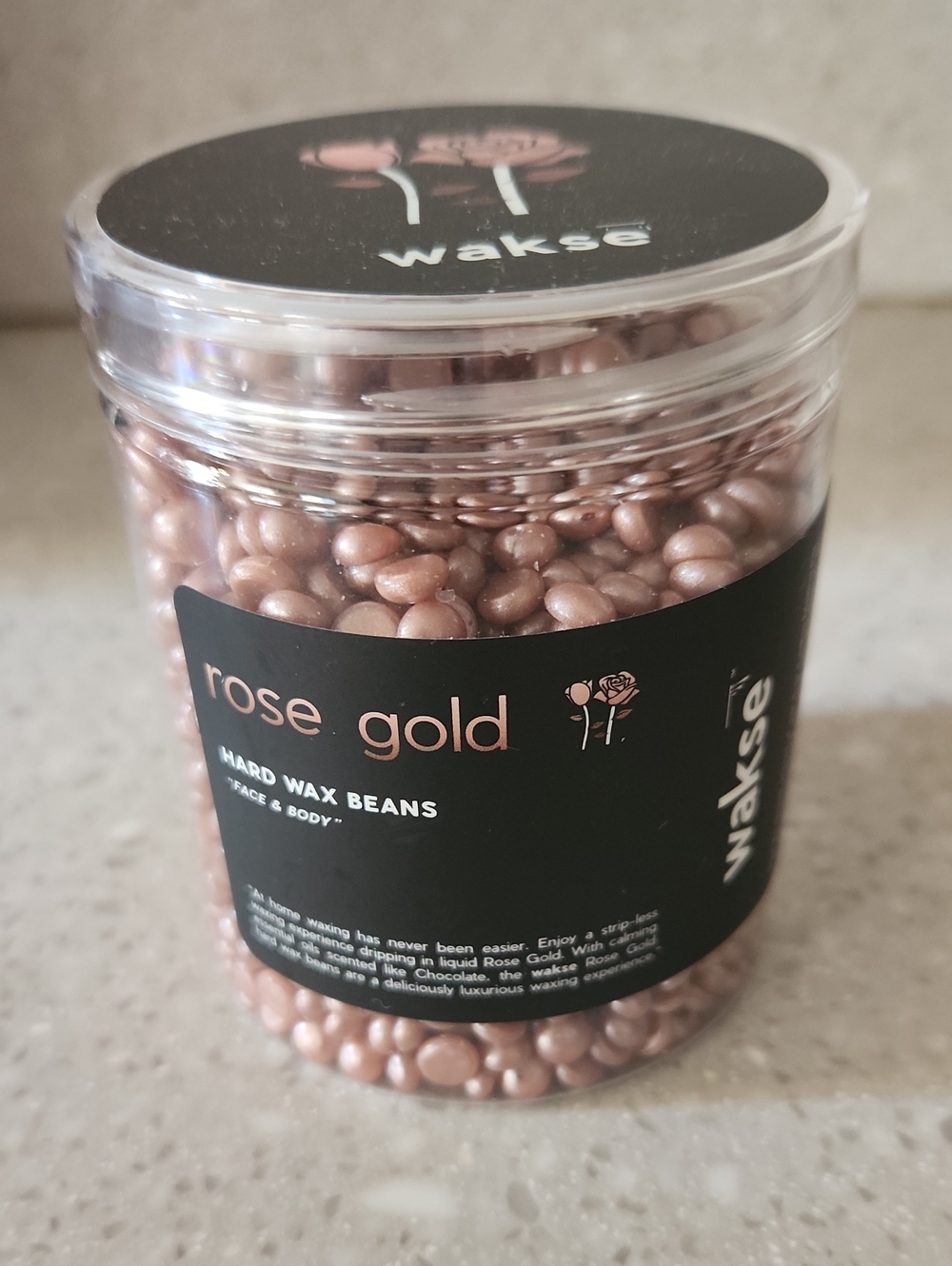 Wakse Rose Gold Hard Wax Beans "Face and Body"
